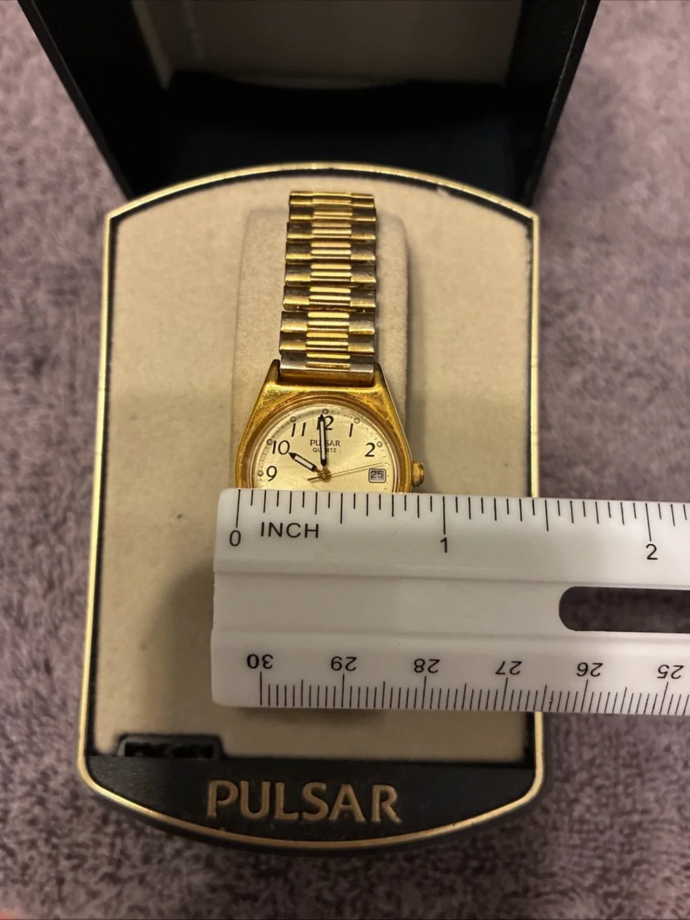 Pulsar Women’s Gold-Tone Dress Watch